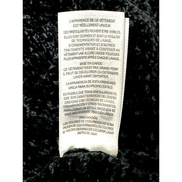 Seven7 Black Chenille Knit Sweater Soft Plush Crewneck Long Sleeve Warm Comfy XL - Picture 10 of 10